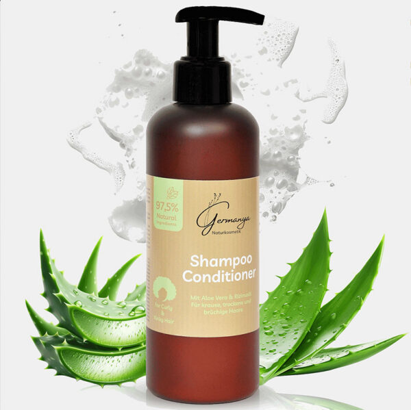 2-in-1 Shampoo + Conditioner mit Arganöl, Rizinusöl und Aloe Vera – Bild 2