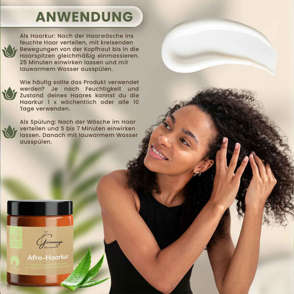 Haarmaske mit Rizinusöl, Arganöl und Aloe Vera – Bild 4