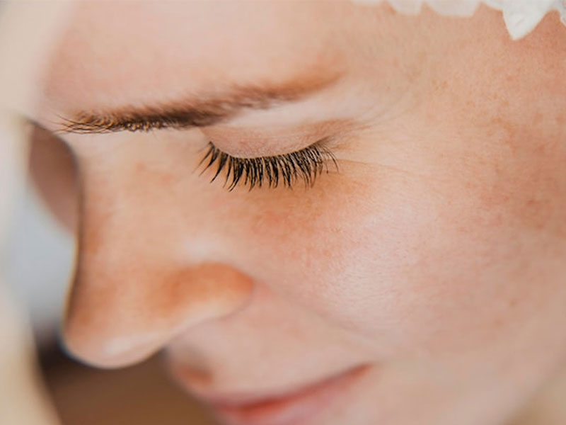Wimpernlifting + färben